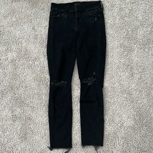 MOTHER, the looker ankle fray, guilty as sin, size 24